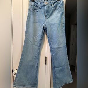 Express Light Blue Flare Jeans